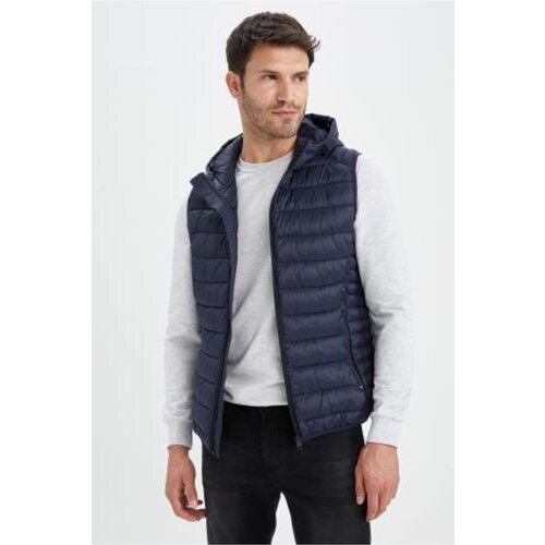 Defacto High Neck Hooded Water Repellent Lightweight Puffer Vest Slike