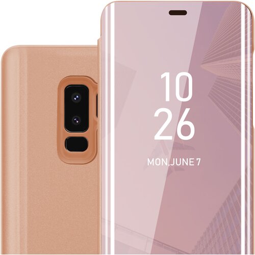 Cadorabo CARE, združljiv s Samsungom v Kunzit Pink - prozorno za zaščito z ogledalom z zrcalo z funkcijo stojala 360 stopinj zaščita, (20568702) Cene