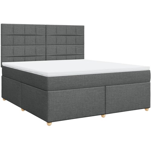 vidaXL Okvir kreveta s oprugama i madrac svjetlosivi 180x200cm tkanina Cijene