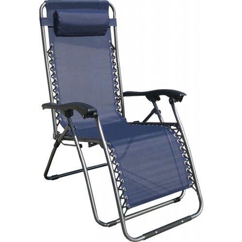 Olimp Sport Baštenska podesiva stolica sa jastukom Messina Plava Cene