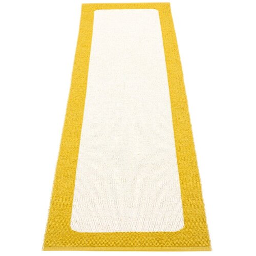 Pappelina gorčično rumen/kremno bel zunanji in notranji tekač 70x240 cm ilda mustard – Cene