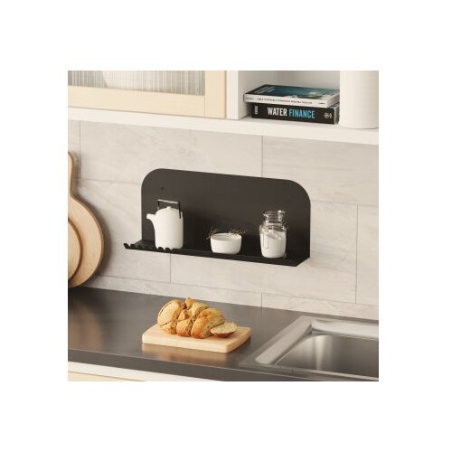 Hanah home Zidna polica Dugačka torbica, 55x23x12 cm, Crna Slike
