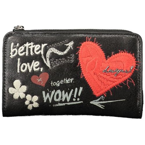 Desigual Denarnice MONE_WOW EMMA 2.0 26WAYP34 Črna Slike