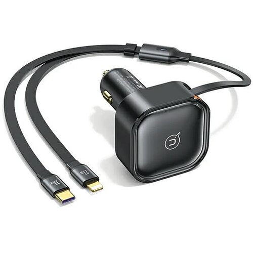 Usams PD 30W AVTOPOLNILEC Z USB-C KABLOM ZA LIGHTING BLACK, (22007286) Cene