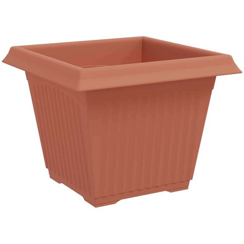  Kvadratna saksija za cvijeće 24 pcs Crvena cigla - Crvena cigla 33 x 33 x 26 cm 24 Slike