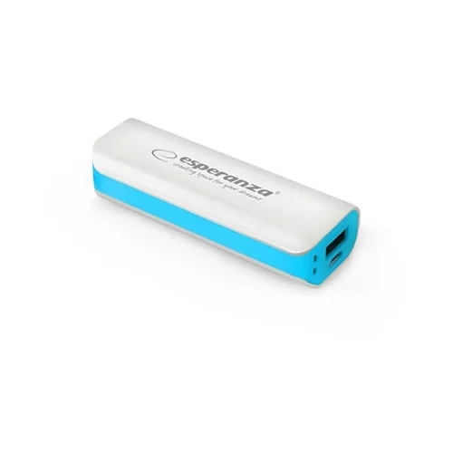 Powerbank ESPERANZA JOULE, 2200mAh, BLUE/WHITE, EMP103WB