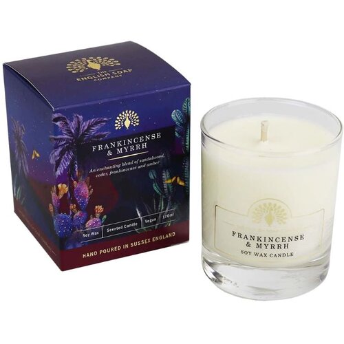 The English Soap Company soy sveća tamjan/smirna 170ml Cene