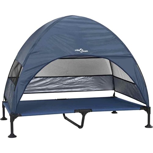  Povi&amp;scaron;eni krevet za pse Mornarsko plava 127 x 81 x 108 cm Slike
