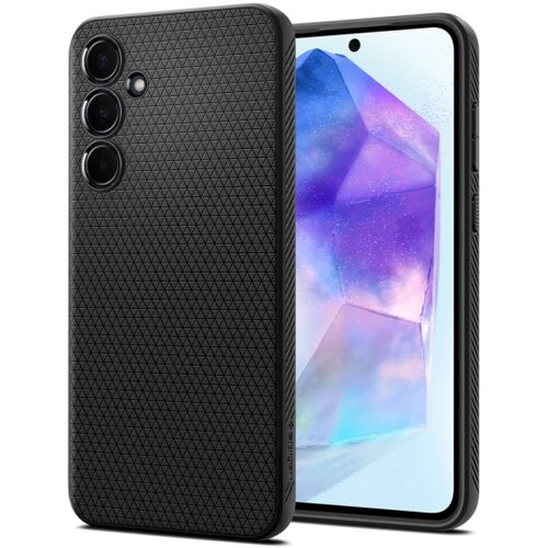 Spigen LIQUID AIR maska za GALAXY A55 5G MATTE BLACK Slike
