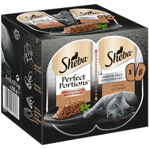 Sheba Perfect porcije 48 x 37,5 g - Ukusni umak: pačetina Slike