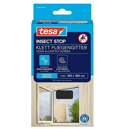Tesa mreža za prozor 180x150 cm crna 55680-01-02 Cijene