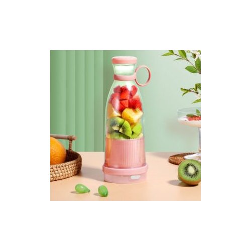 HOMEMATES Prenosivi blender na bateriju roze boje 380ml Cene