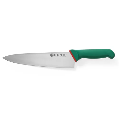 Hendi Kuharski nož za rezanje in sekljanje Green Line, dolžina 400 mm - 843949, (21091472)