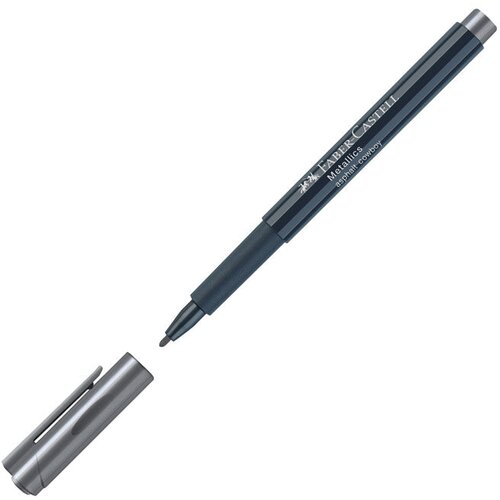  PERMANENTNI MARKER 1-2MM METALIC FABER CASTELL 160775 METALIK ANTRACIT Slike