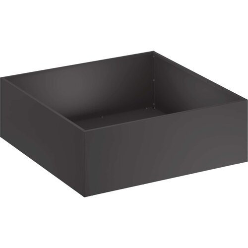  Vrtna saksija Crna 40 x 40 x 20 cm Čelična vrata Slike
