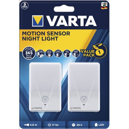 Varta 16624101402 -SET 2x LED orijentaciono svetlo sa senzorom NIGHT LIGHT 3xAAA Cene