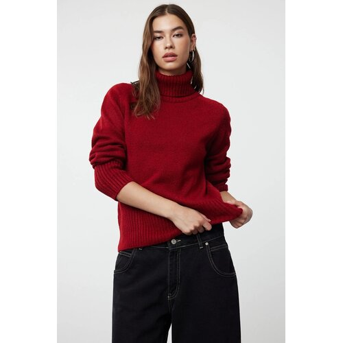 TRENDYOLMILLA ženski duks TWOAW21KZ1343, bordo Cene
