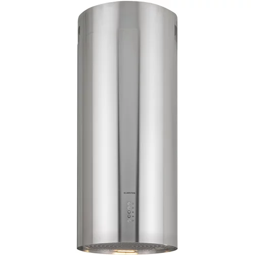Klarstein Bolea, otočna kuhinjska napa, Ø38cm, način recirkulacije/odsesavanja zraka, 600m³/h, LED, vključno s filtri z aktivnim ogljem