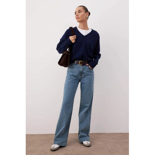 TRENDYOLMILLA ženske pantalone Twoaw26Je00274, Plava-Plava Cene