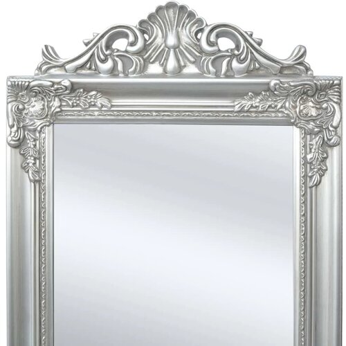 Maison Chic Prostostoječe Ogledalo - Zrcalo - Kozmetično ogledalo baročni stil 160x40 cm srebrno, (21698012) Cene
