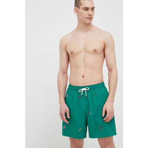 Polo Ralph Lauren Kopalne kratke hlače zelena barva Slike