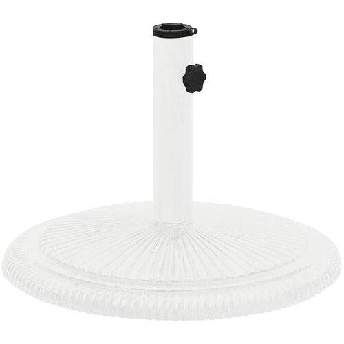  Stalak za suncobran bijeli 45 x 45 x 30 cm od lijevanog željeza Slike
