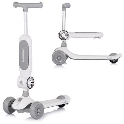  Trotinet sa svetlom Chipolino Bloomi do 50kg 005151 CP - Sivi Slike