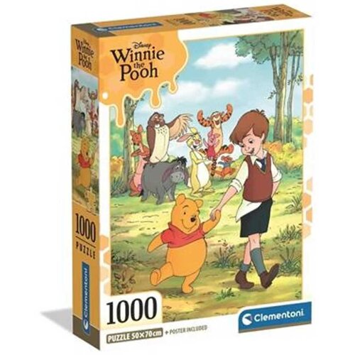 Clementoni Winnie Pooh i prijatelji 1000 dijelni puzzle s posterom - Slike