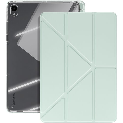 AVIZAR Torbica za Galaxy Tab S11 s prilagodljivim stojalom Design Origami, Bledo zelena, (5000274937) Cene