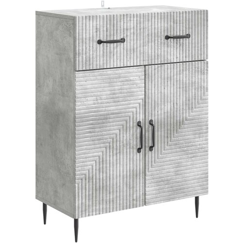  Kreveta Betonska siva 66 x 34,5 x 89,5 cm Konstruirano drvo Cene