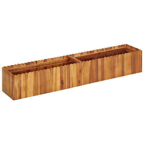 VidaXL Visoka greda 150x30x25 cm trden akacijev les, (20618570) Slike