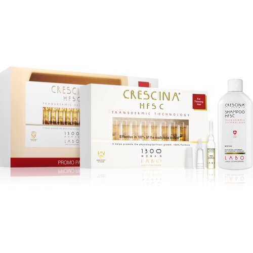 Crescina Transdermic 1300 Re-Growth nega za spodbujanje rasti in proti izpadanju las za ženske Slike