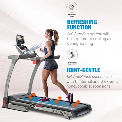 Capital Sports Infinity Track 4.0, tekalna steza, 5.5 PS, BT, aplikacija Kinomap, LED zaslon, (20537769) Slike