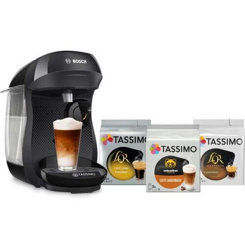  Kapsulni kavni aparat Tassimo Happy črni, (5000136284) Cene