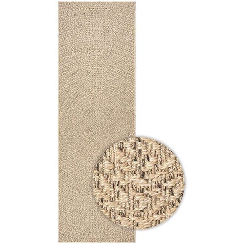 VidaXL Preproga ZIZUR 80x200 cm videz jute notranja in zunanja Slike