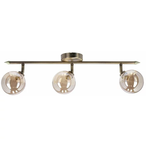 Candellux Lighting Stropna svjetiljka u brončanoj boji sa staklenim sjenilom ø 10 cm Rodia –