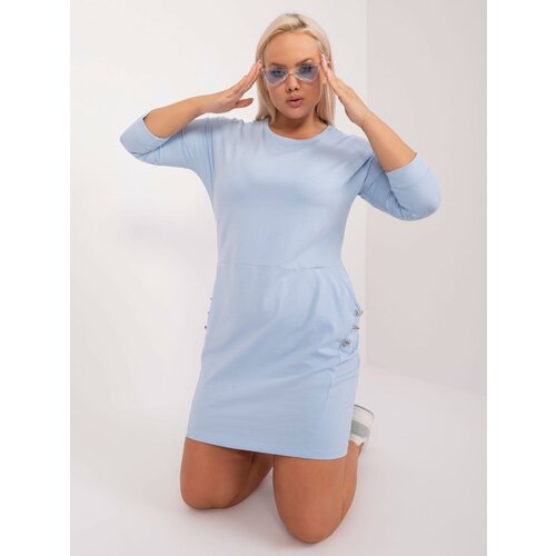 RELEVANCE Dress-RV-SK-9390.32-Light Blue Cene