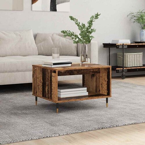 VidaXL Stolić za kavu Staro drvo 60 x 50 x 40 cm Konstruirano drvo Slike