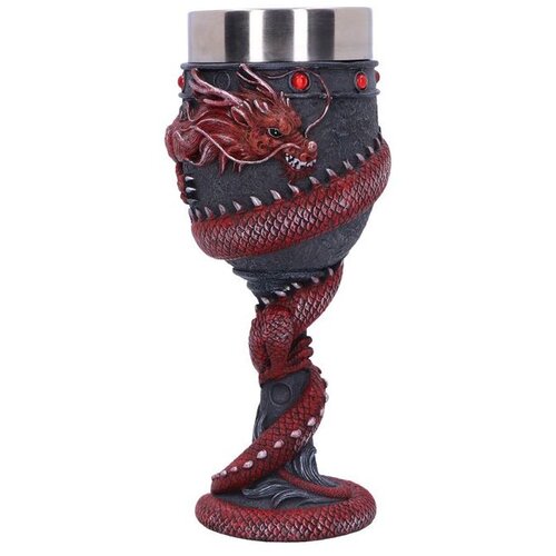 Nemesis Now DRAGON COIL RED kelih 20CM Cene