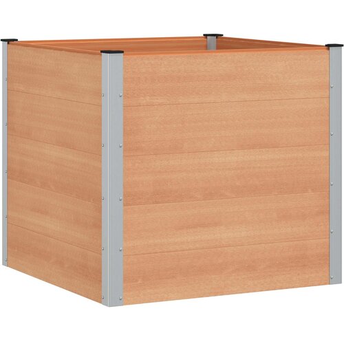 vidaXL Povi&scaron;ena gredica - Vrtna gredica Smeđa 100 x 100 x 91 cm WPC i aluminij - 100 x 100 x 91 cm Smeđa Cijene