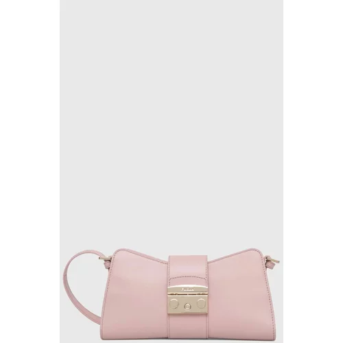 Furla Kožna torba boja: ružičasta