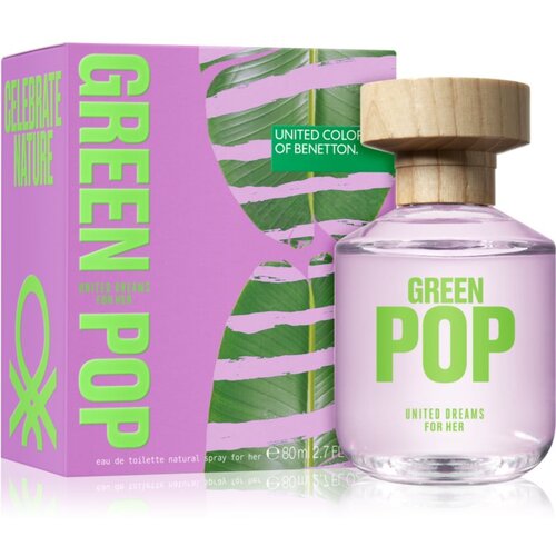 Benetton United Dreams Green Pop For Her toaletna voda za ženske 80 ml Slike