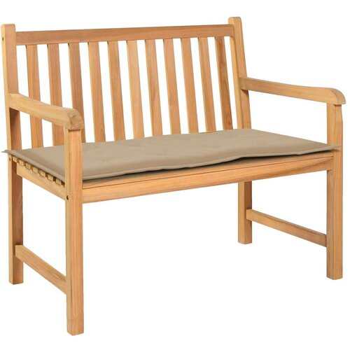 Jastuk za vrtnu klupu bež 100 x 50 x 3 cm od tkanine Oxford Cijene