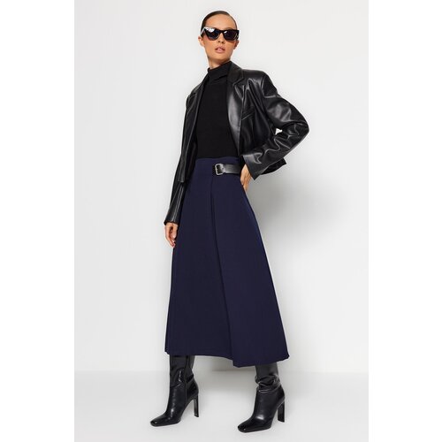 Trendyol Skirt - Dark blue - Maxi Slike