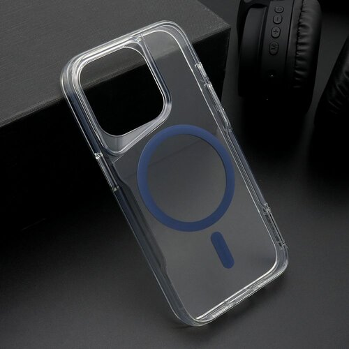  Maska aura magsafe za iphone 15 pro/ plava Slike
