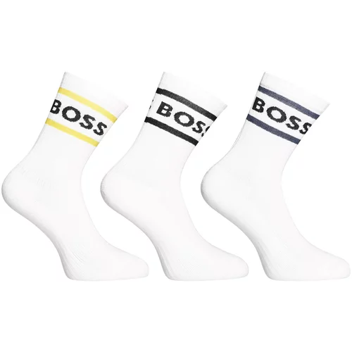 Hugo Boss 3PACK socks high white