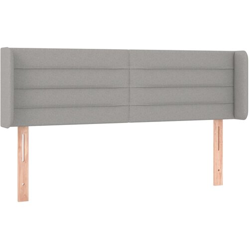 Maison Chic vzglavna omarica - nočna omarica - posteljna omarica z u&amp;scaron;esi svetlo sivo 147x16x78/88 cm blago, (21708982) Slike