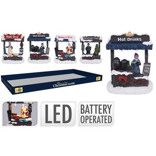  BOŽIĆNA DEKORACIJA SA LED RASVJETOM SORTO ŠTAND Cene