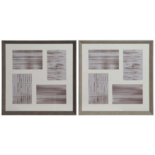  Okvir za sliku Home ESPRIT Smeđa Prirodno Kristal polistiren gradski 34 x 3 x 34 cm (2 kom.) Cijene