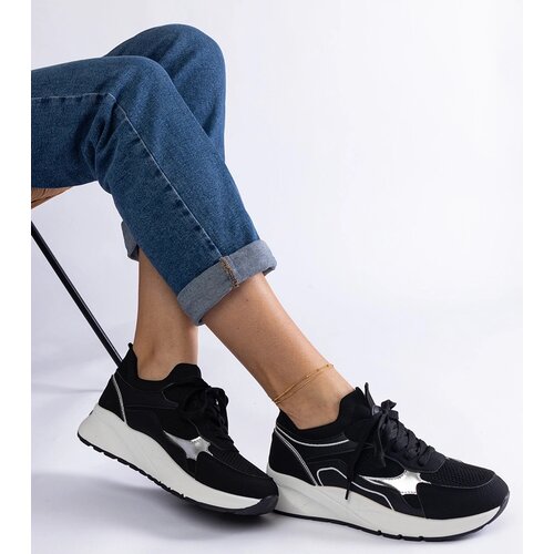 Gemre Black women's sports sneakers Elsira Cene